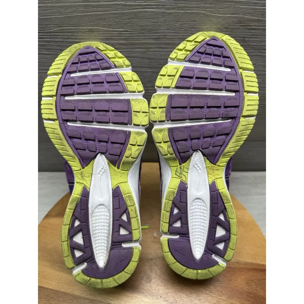 Saucony Outduel 15146-3 Shoes, Women’s Size 8 Purple Neon Green/ Yellow